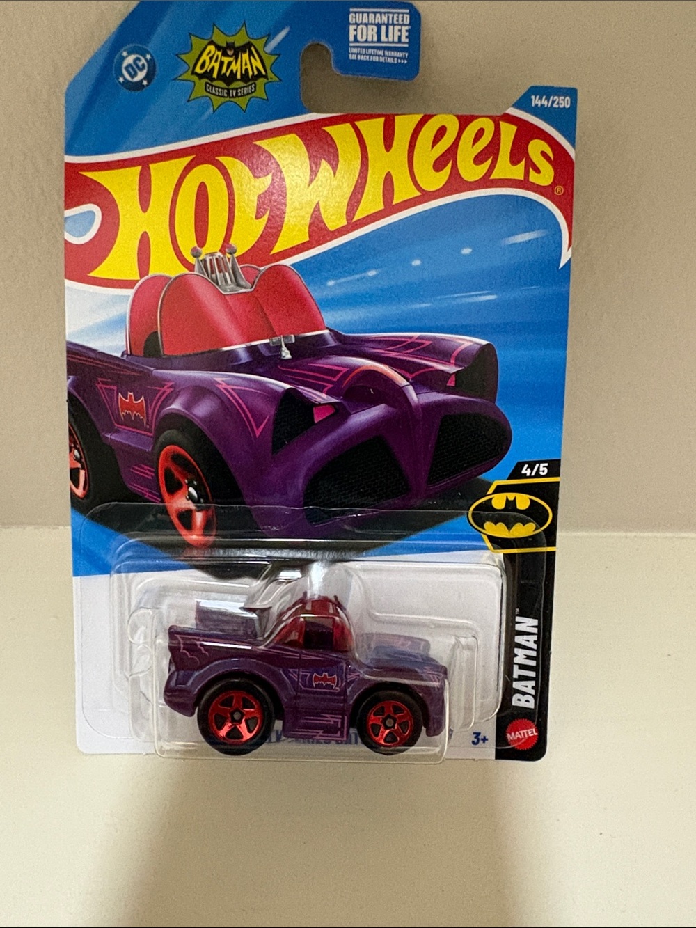 NWT Mattel Hot Wheels “Classic TV series Batmobile” 4/5 in series